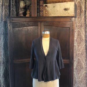 Gray Swater 3/4 Sleeve